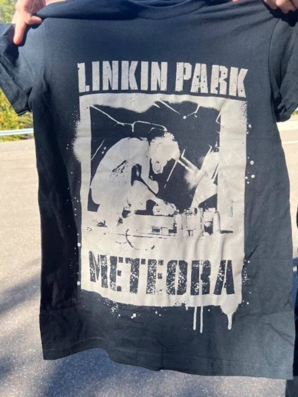 Linkin Park Meteora Graphic Band T-Shirt Black Size S Rock Concert Tee